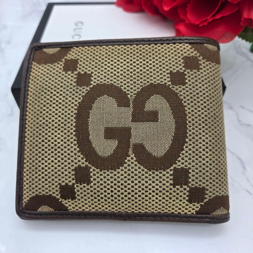 Gucci Canvas Fold Wallet Jumbo GG — view 2