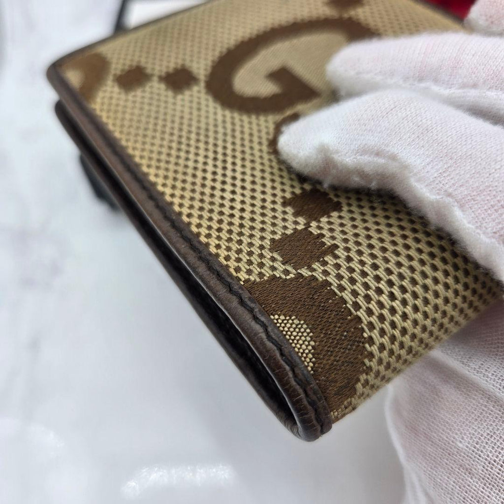 Gucci Canvas Fold Wallet Jumbo GG — view 6