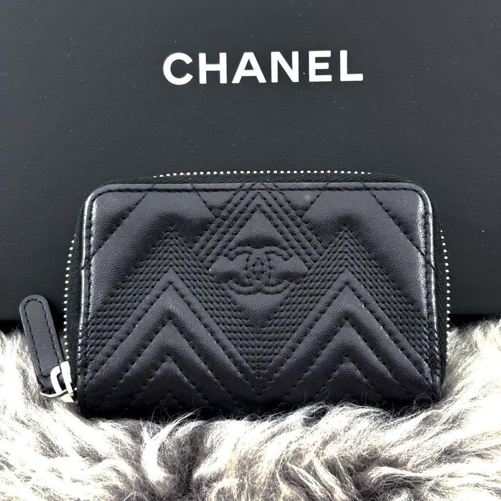 Chanel Wallet Stitch Coin Purse