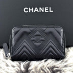 Chanel Wallet Stitch Coin Purse