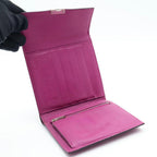 Hermes Click 12 Trifold Wallet Chevre Pink — view 3