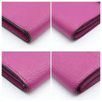 Hermes Click 12 Trifold Wallet Chevre Pink — view 8