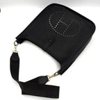 Hermes Evelyne II GM Black Taurillon Gold Shoulder Bag — view 3