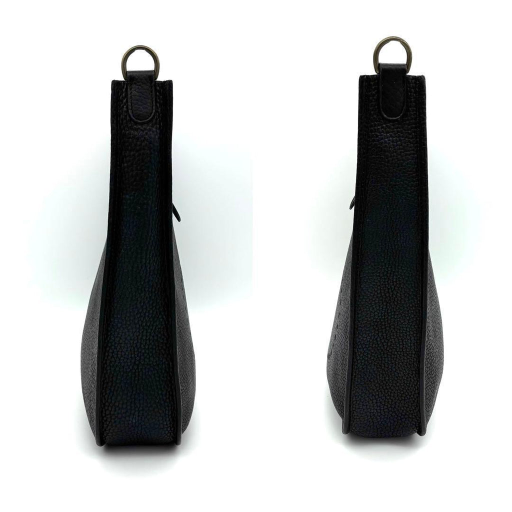 Hermes Evelyne II GM Black Taurillon Gold Shoulder Bag — view 5
