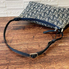 Dior Trotter Canvas Leather Shoulder Bag Pouch — view 6