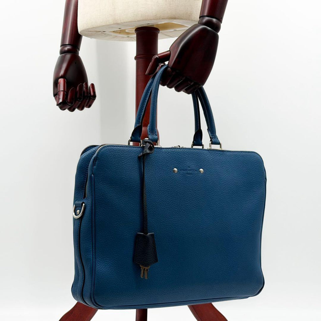 Louis Vuitton Alma MM Taurillon Briefcase 2-Way — view 4