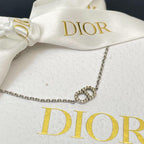 Dior CD Logo Clair D Lune Bracelet Silver