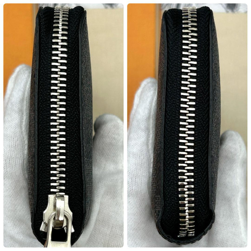 Louis Vuitton Damier Graphite Vertical Zippy Wallet — view 4