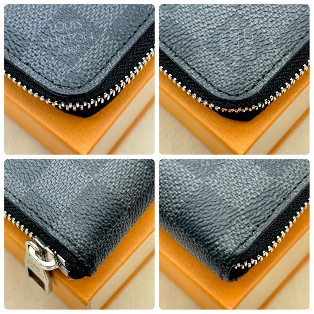 Louis Vuitton Damier Graphite Vertical Zippy Wallet — view 5