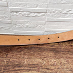 Louis Vuitton Leather Monogram Ceinture Belt Gold Brown — view 7
