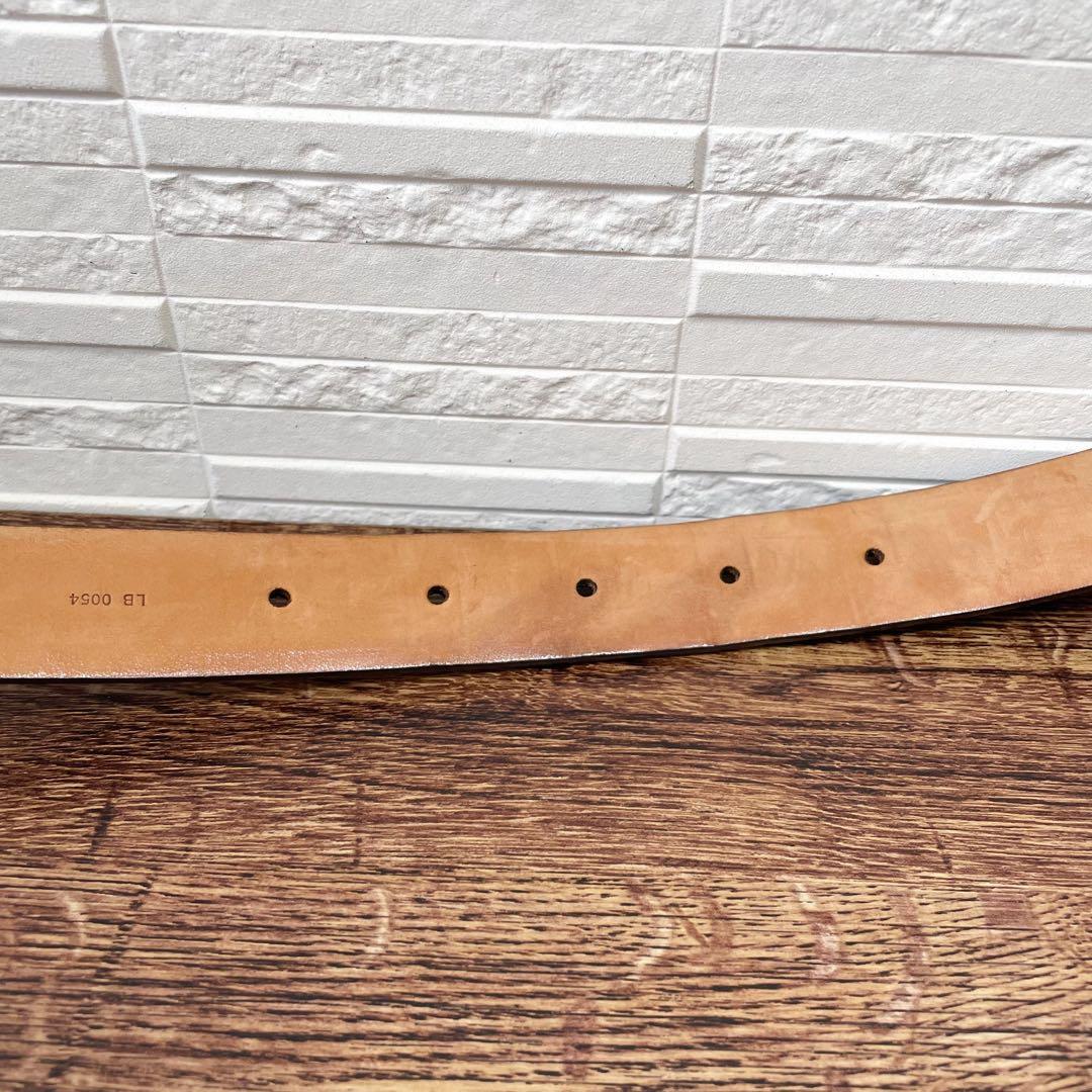 Louis Vuitton Leather Monogram Ceinture Belt Gold Brown — view 7