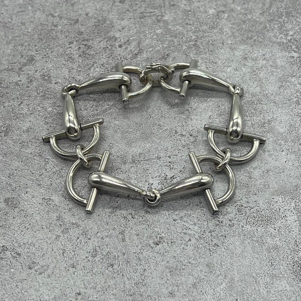 Gucci Horsebit Bracelet Silver