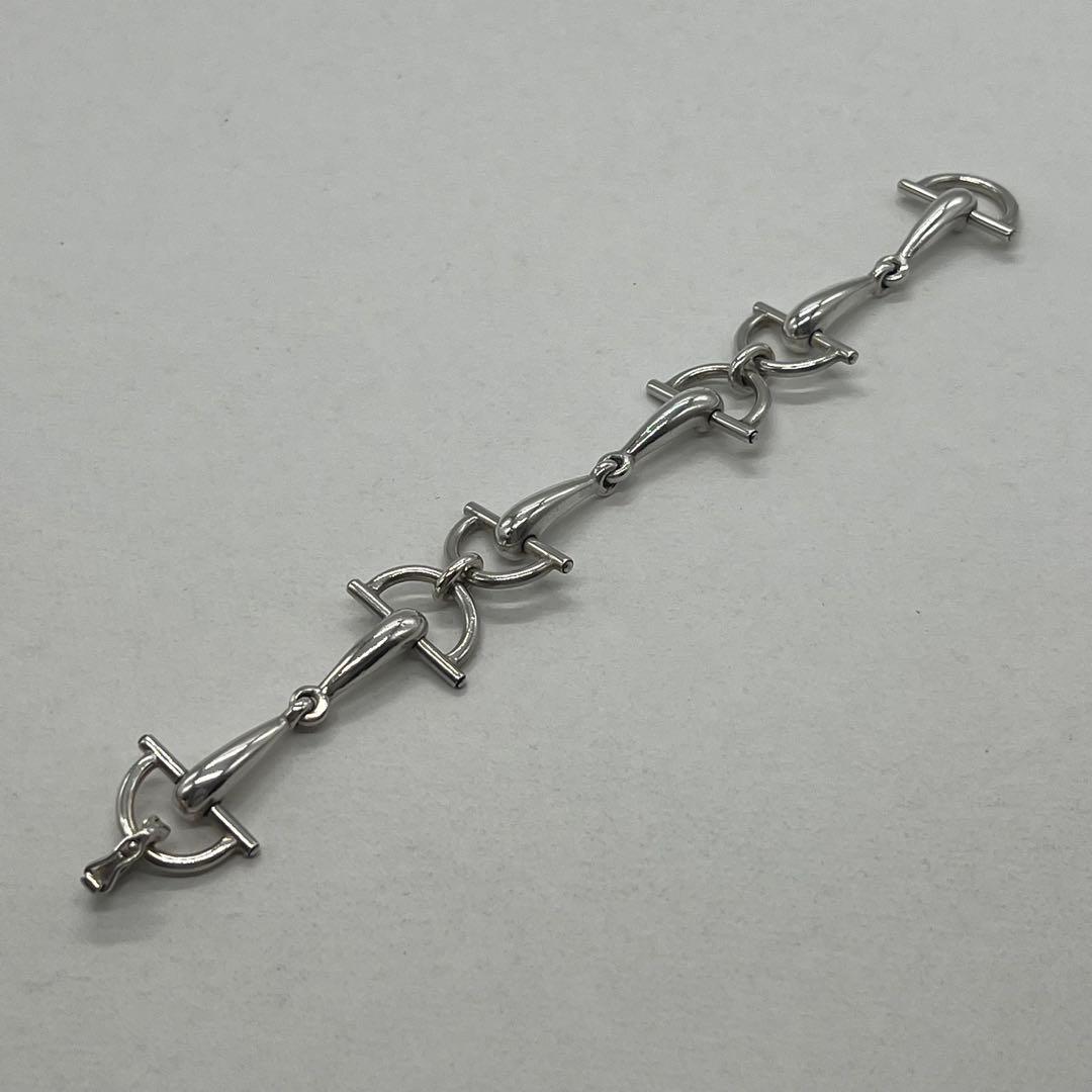 Gucci Horsebit Bracelet Silver — view 2
