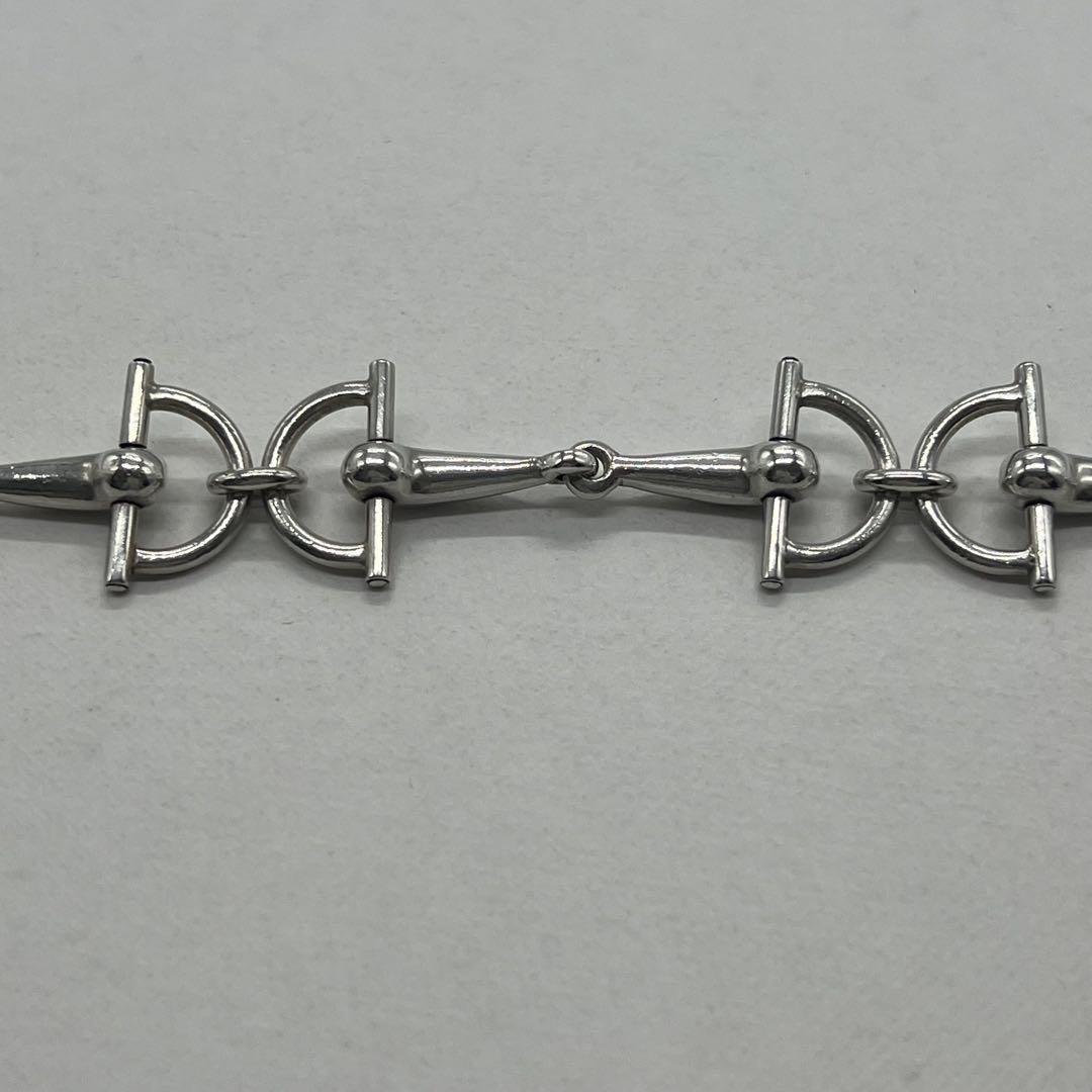 Gucci Horsebit Bracelet Silver — view 4
