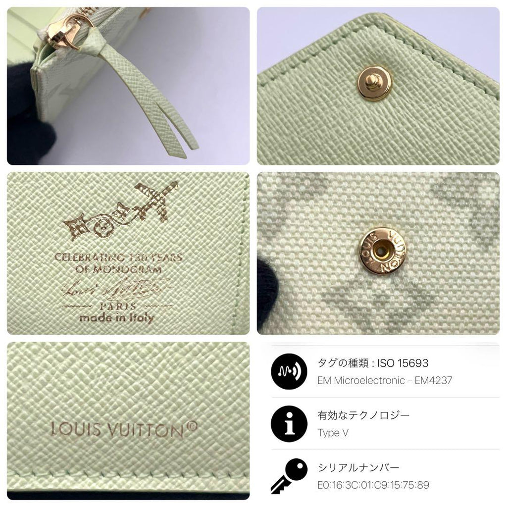Louis Vuitton Monogram Portefeuille Victorine Origin Trifold Wallet — view 9