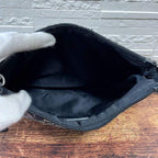 Dior Trotter Shoulder Bag Canvas Pouch Navy — view 8