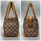 Gucci GG Sherry Line Boston Bag Beige Yellow — view 7