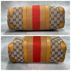 Gucci GG Sherry Line Boston Bag Beige Yellow — view 8