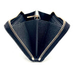 Louis Vuitton Monogram Empreinte Clemence Zippy Wallet Black — view 3