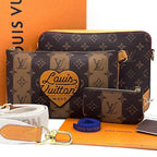 Louis Vuitton Monogram Trio Messenger NIGO Collaboration Brown