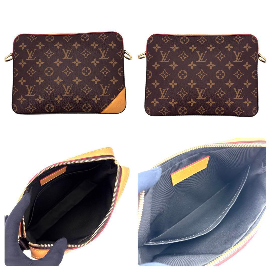 Louis Vuitton Monogram Trio Messenger NIGO Collaboration Brown — view 3