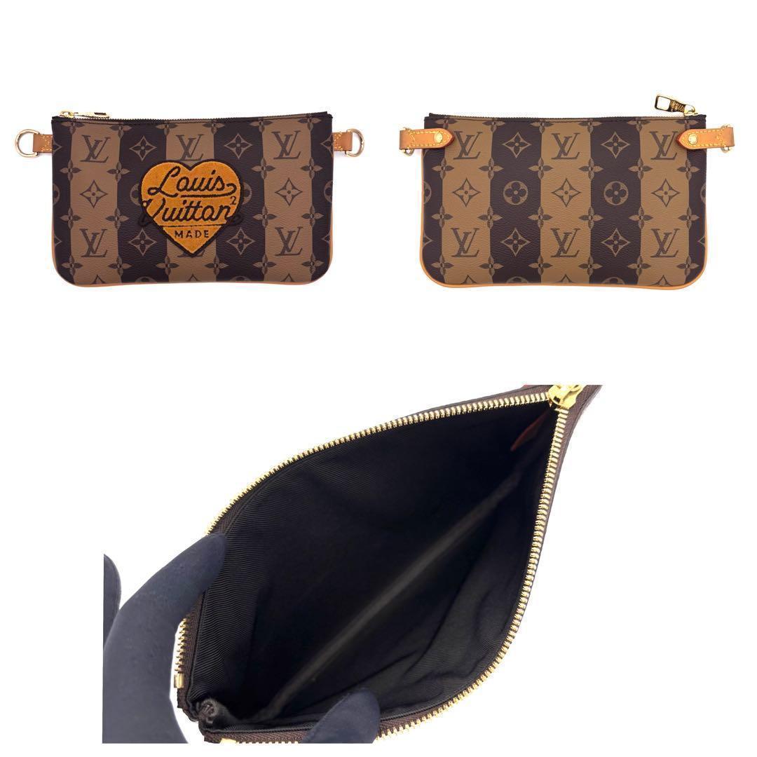 Louis Vuitton Monogram Trio Messenger NIGO Collaboration Brown — view 7