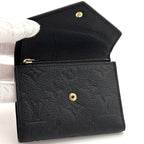 Louis Vuitton Wallet Monogram Empreinte Victorine Black — view 3