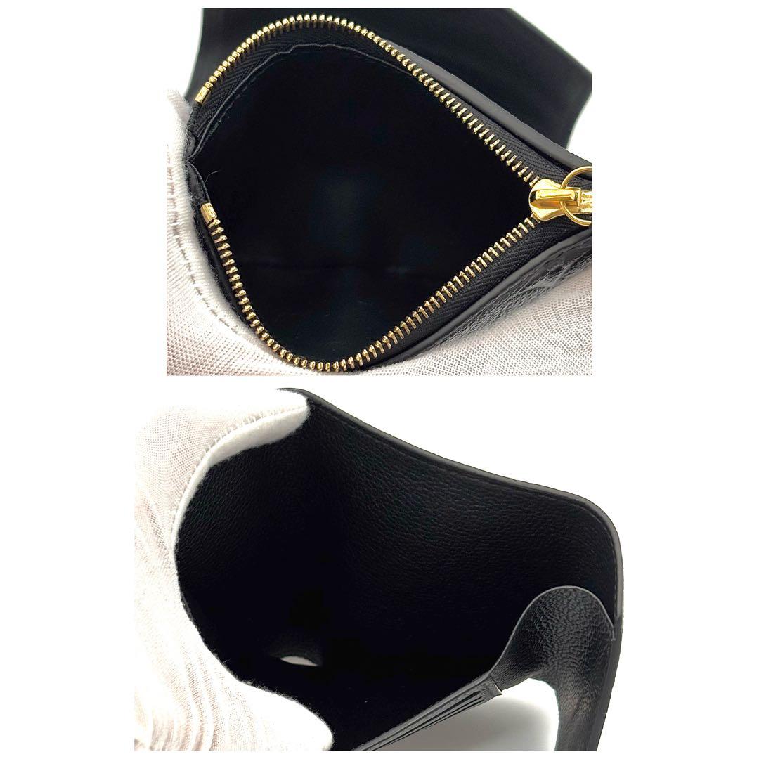 Louis Vuitton Wallet Monogram Empreinte Victorine Black — view 5