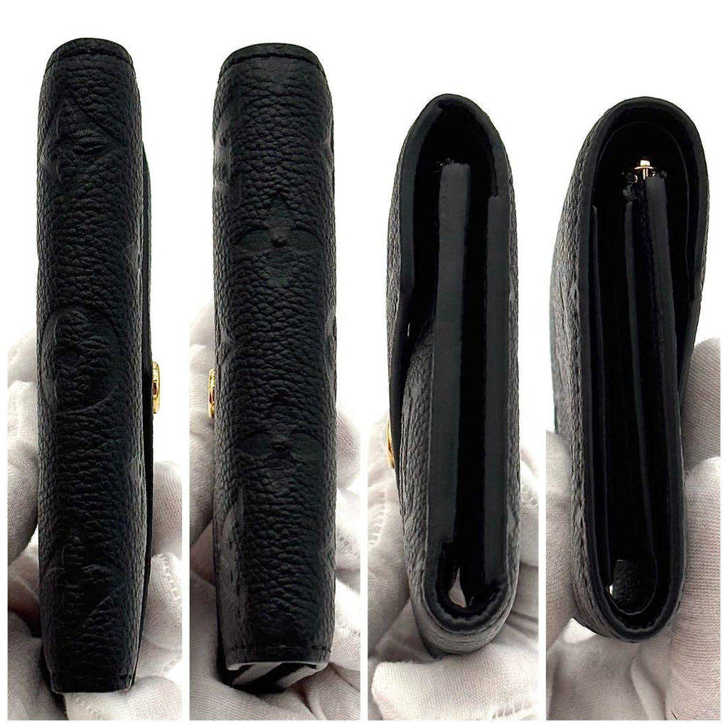 Louis Vuitton Wallet Monogram Empreinte Victorine Black — view 7