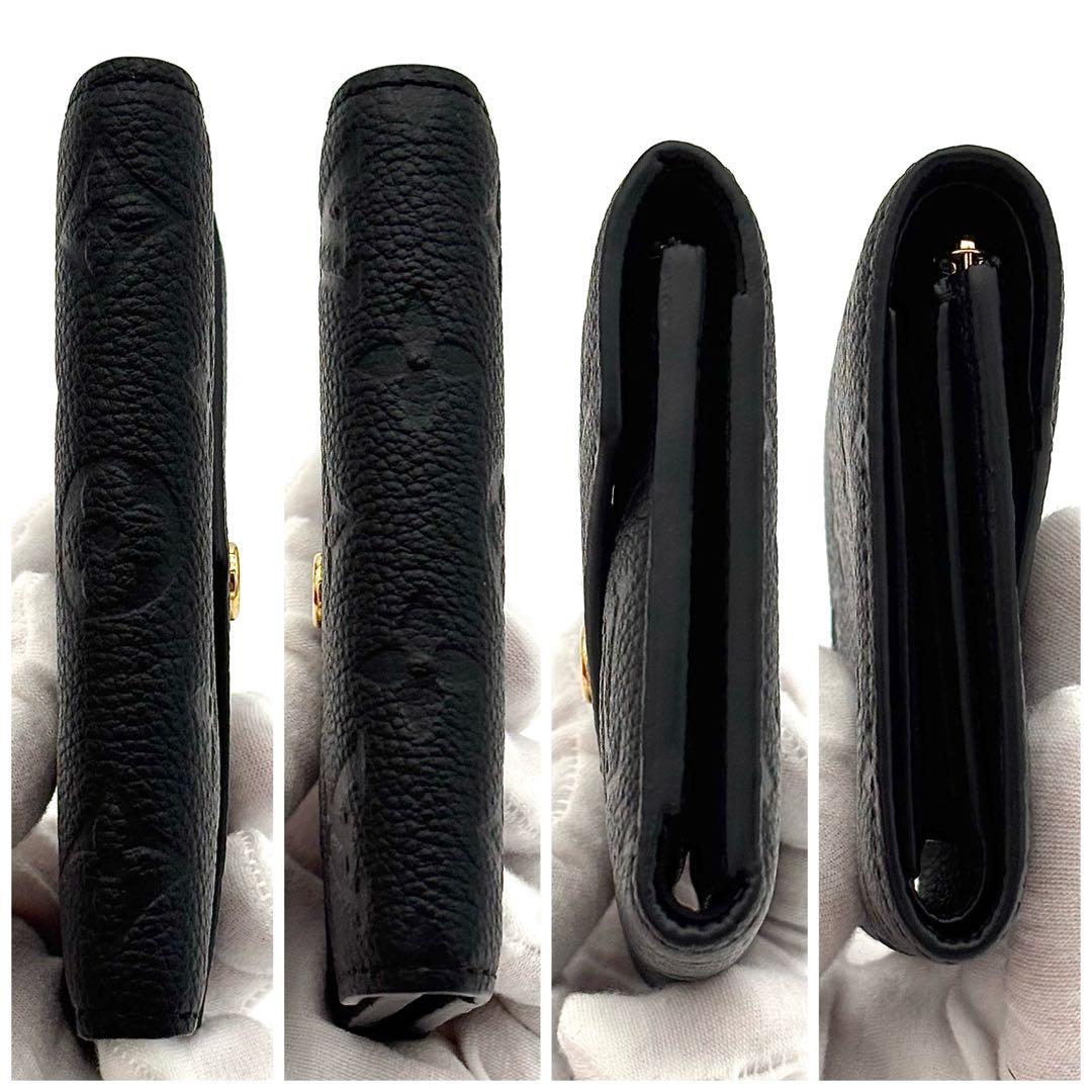 Louis Vuitton Wallet Monogram Empreinte Victorine Black — view 7