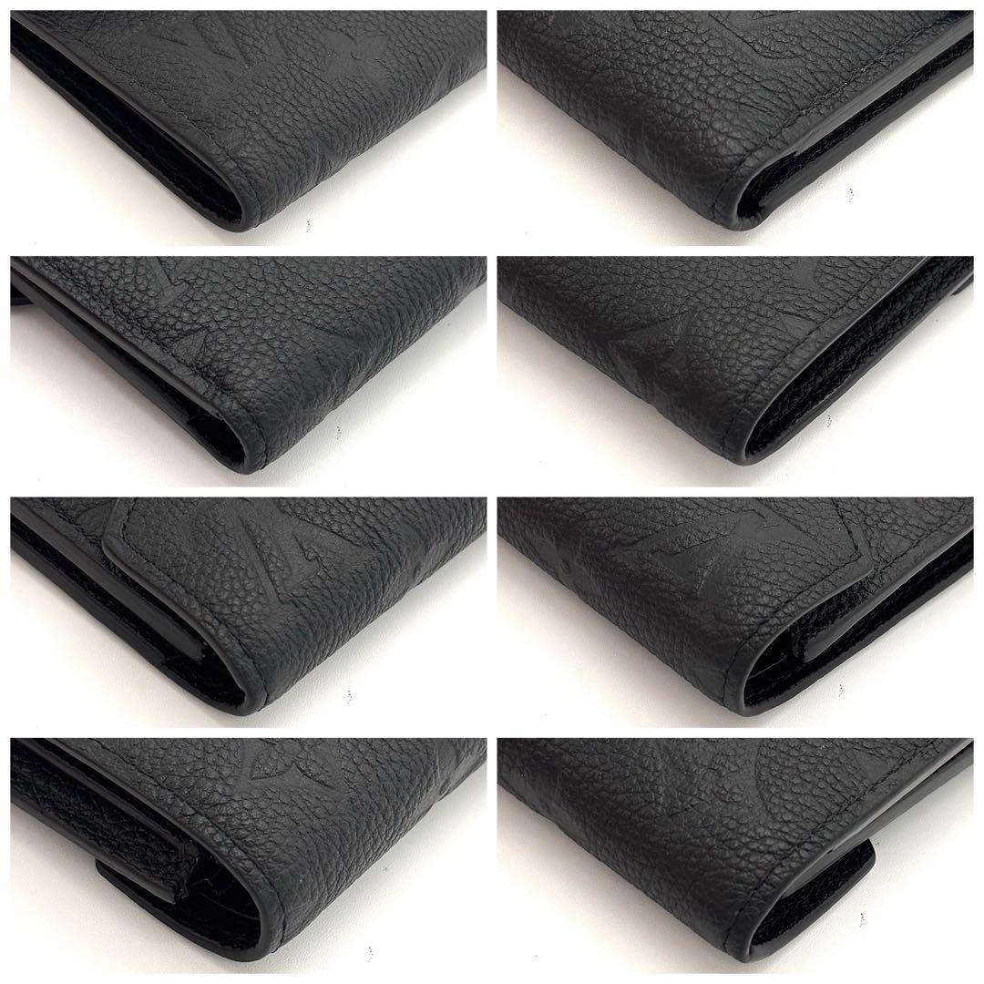 Louis Vuitton Wallet Monogram Empreinte Victorine Black — view 8