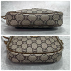 Gucci GG Shoulder Bag Brown Beige Leather — view 7