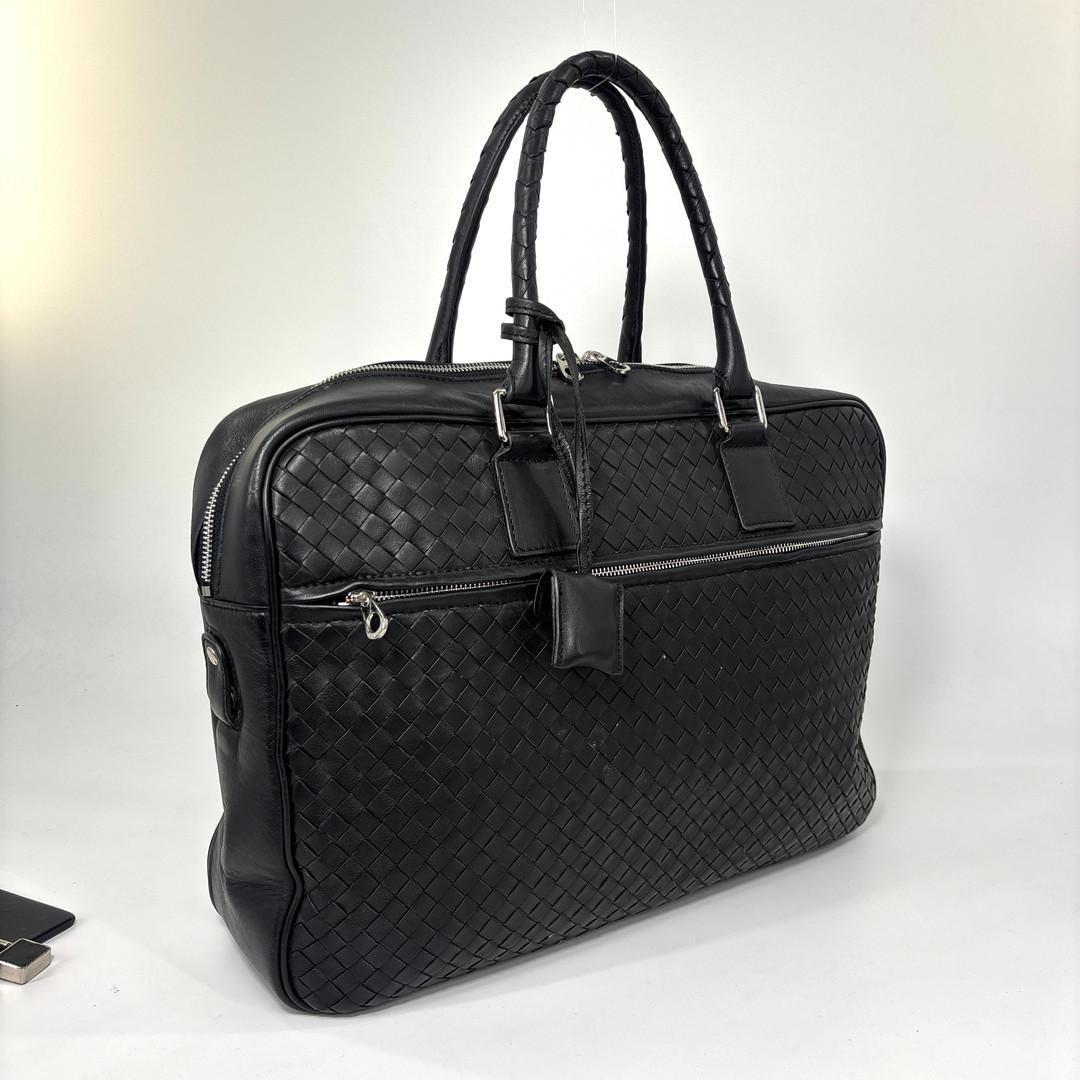 Bottega Veneta Super Intretchart Business Bag Black — view 3