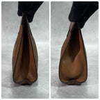 Gucci Sherry Line Clutch Suede Brown Leather — view 6
