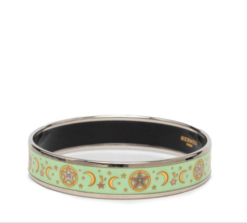 Hermes Enamel MM Cloisonne Bracelet Bangle — view 3