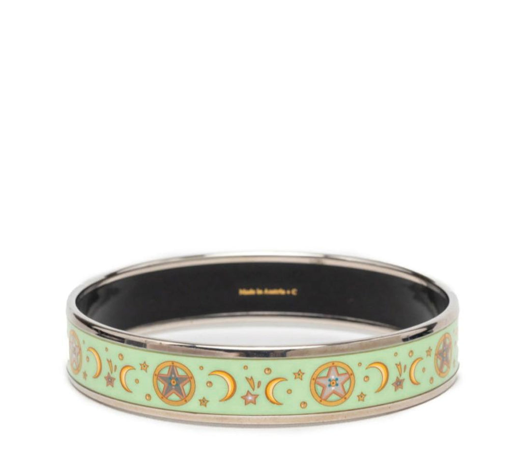 Hermes Enamel MM Cloisonne Bracelet Bangle — view 4