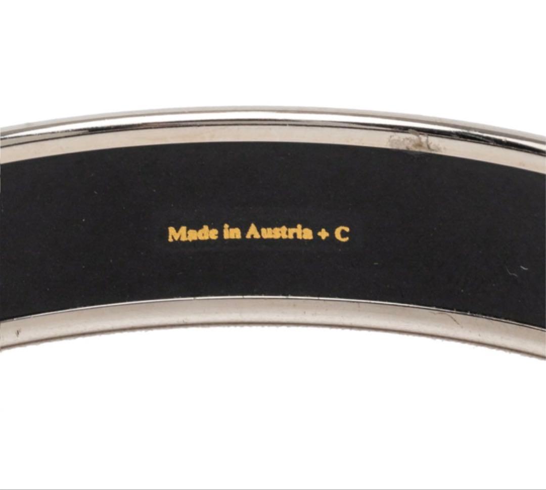 Hermes Enamel MM Cloisonne Bracelet Bangle — view 6
