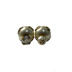 Dior Tribal Earrings Faux Pearl Bee Logo