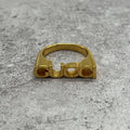 Gucci No 16: Logo Ring M Gold