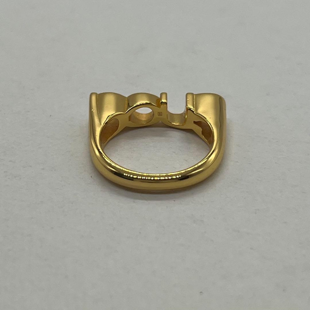 Gucci No 16: Logo Ring M Gold — view 5