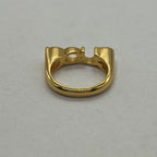Gucci No 16: Logo Ring M Gold — view 5