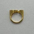 Gucci No 16: Logo Ring M Gold — view 6