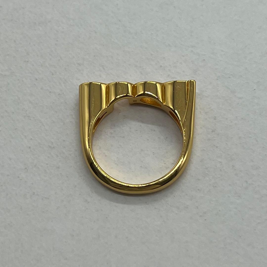 Gucci No 16: Logo Ring M Gold — view 7