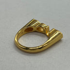 Gucci No 16: Logo Ring M Gold — view 9