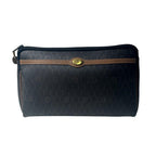 Dior Vintage Honeycomb Pattern Pouch Clutch — view 2