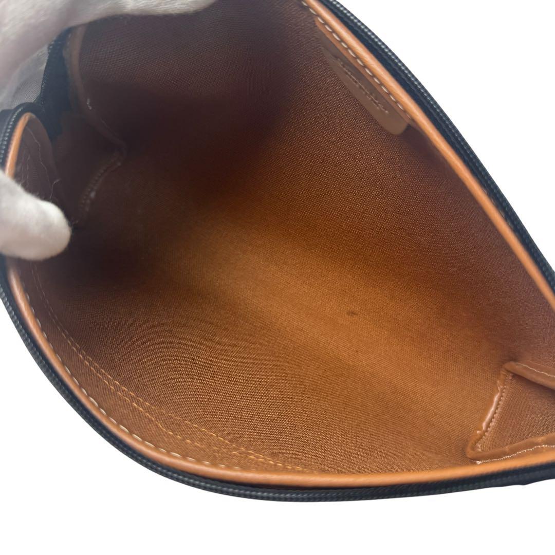 Dior Vintage Honeycomb Pattern Pouch Clutch — view 7