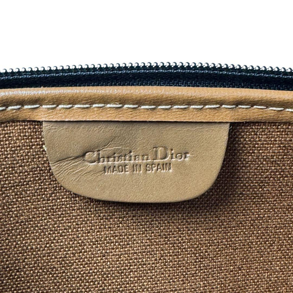 Dior Vintage Honeycomb Pattern Pouch Clutch — view 8