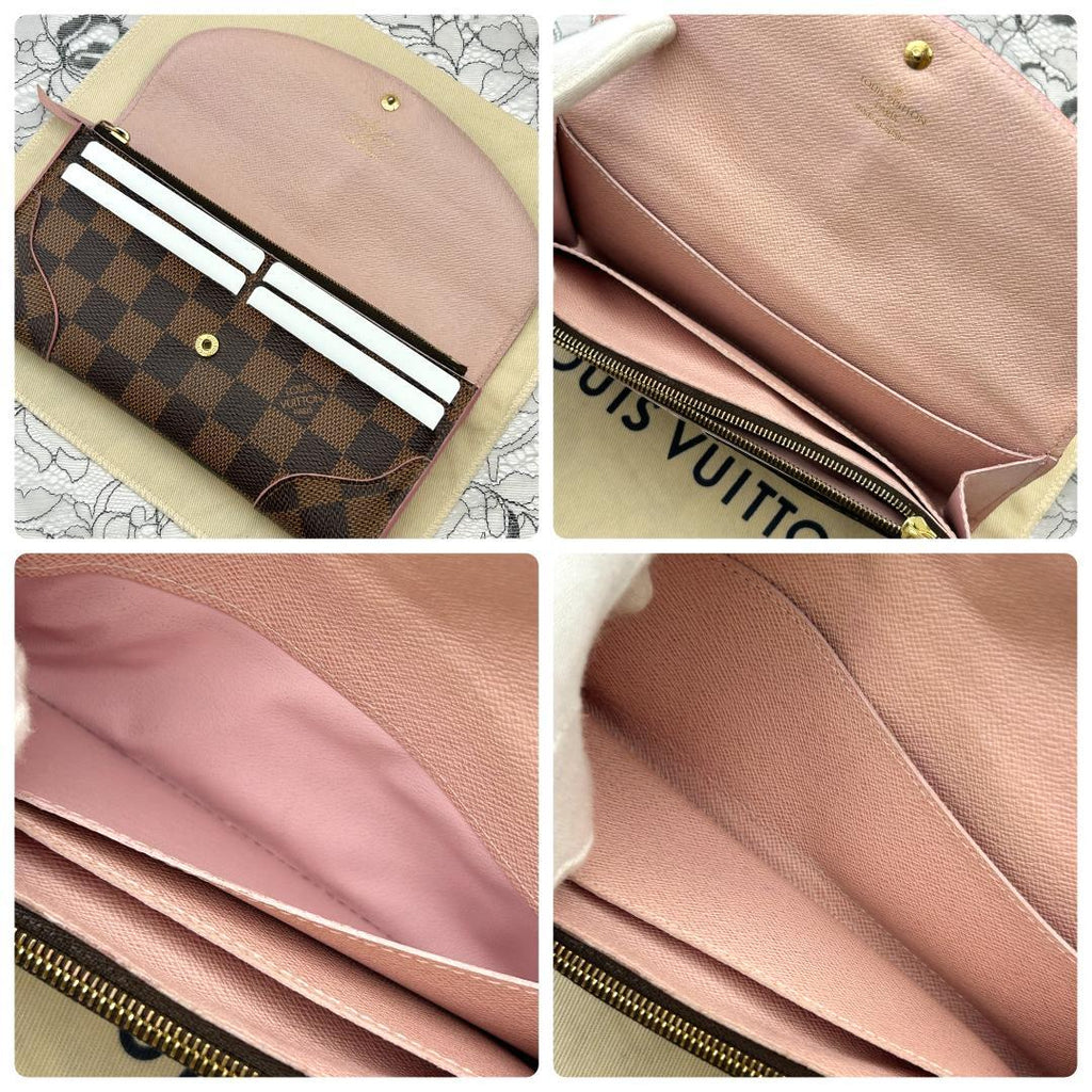 Louis Vuitton Damier Portefeuille Kaisa Rosevalerine Wallet — view 6