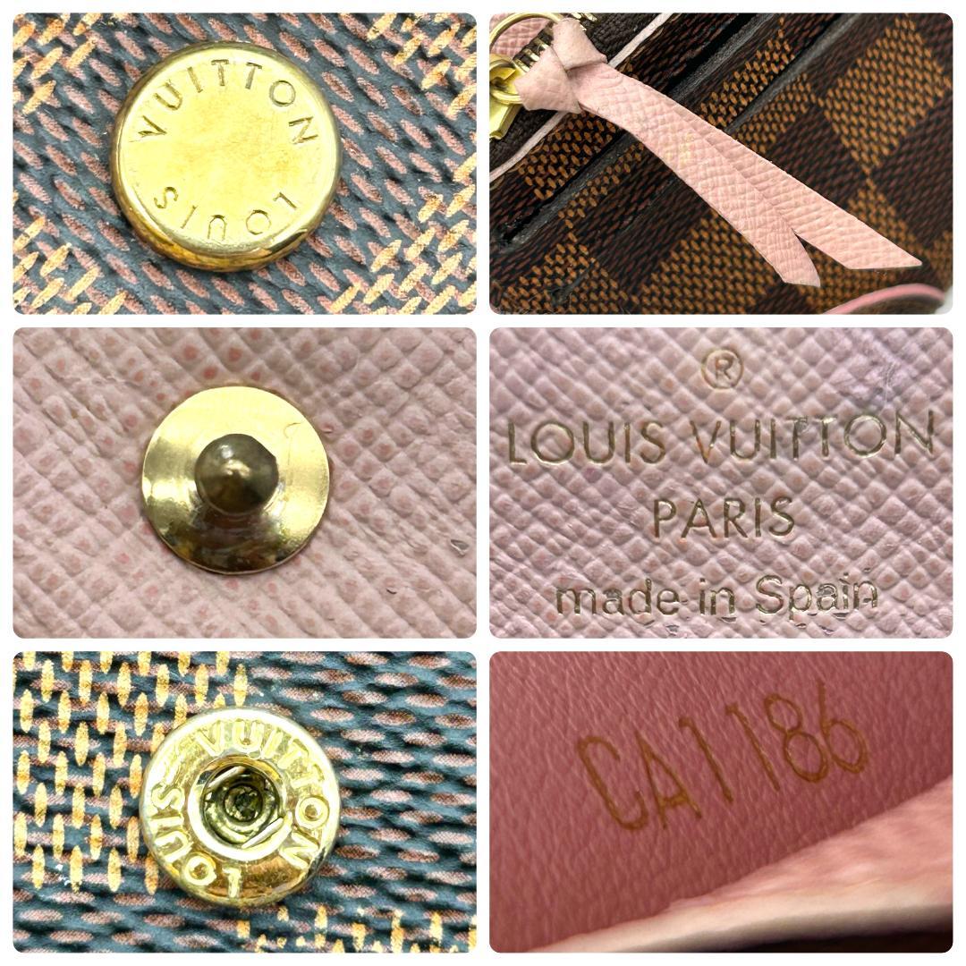 Louis Vuitton Damier Portefeuille Kaisa Rosevalerine Wallet — view 8