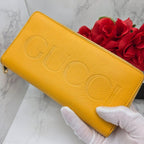 Gucci Wallet Yellow Leather — view 3